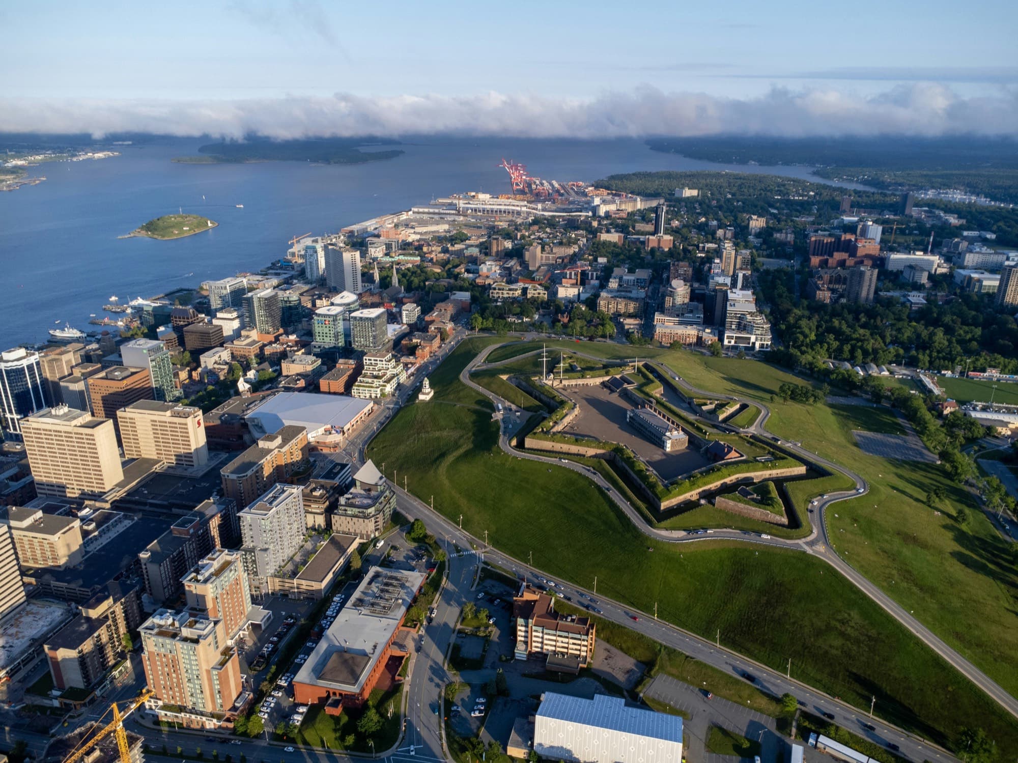 Halifax waterfront and harbour
