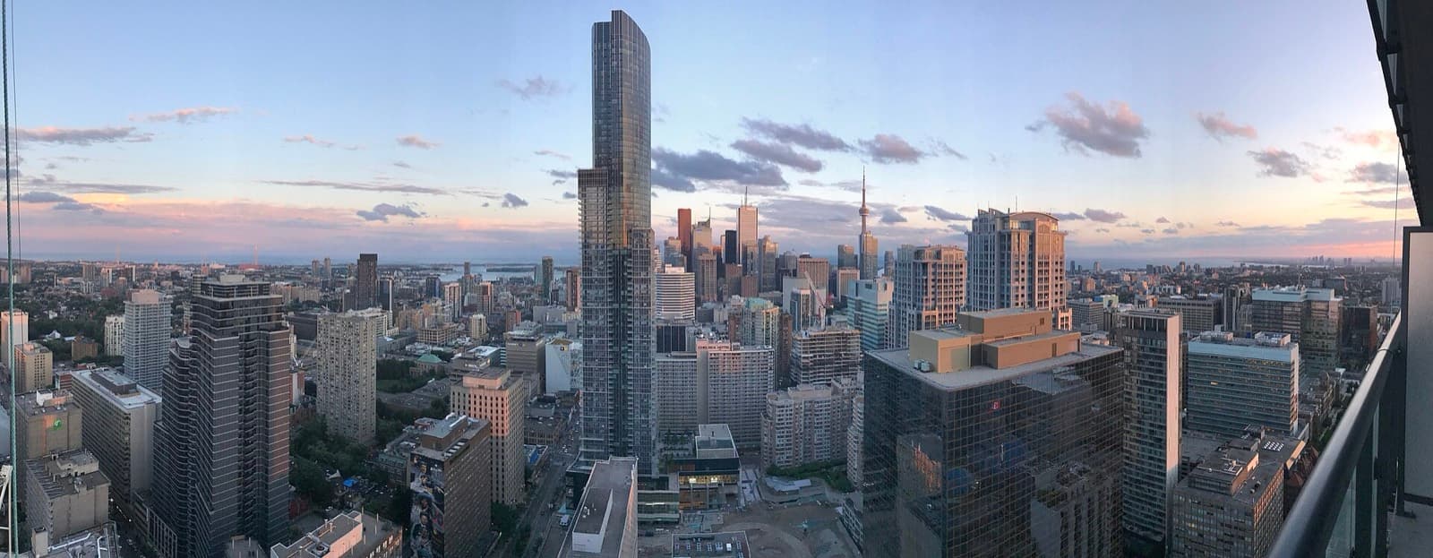 Panorama of Aura at College Park in Toronto