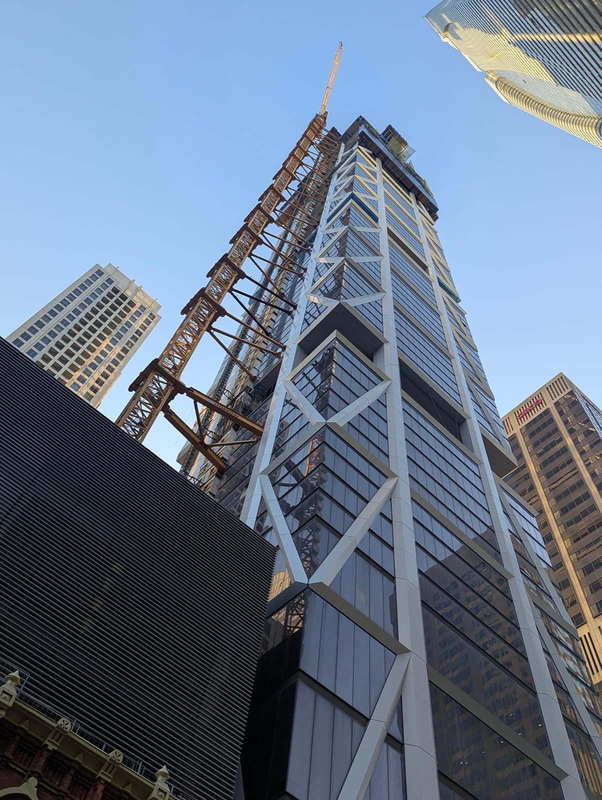 One Bloor West tower under construction in Toronto