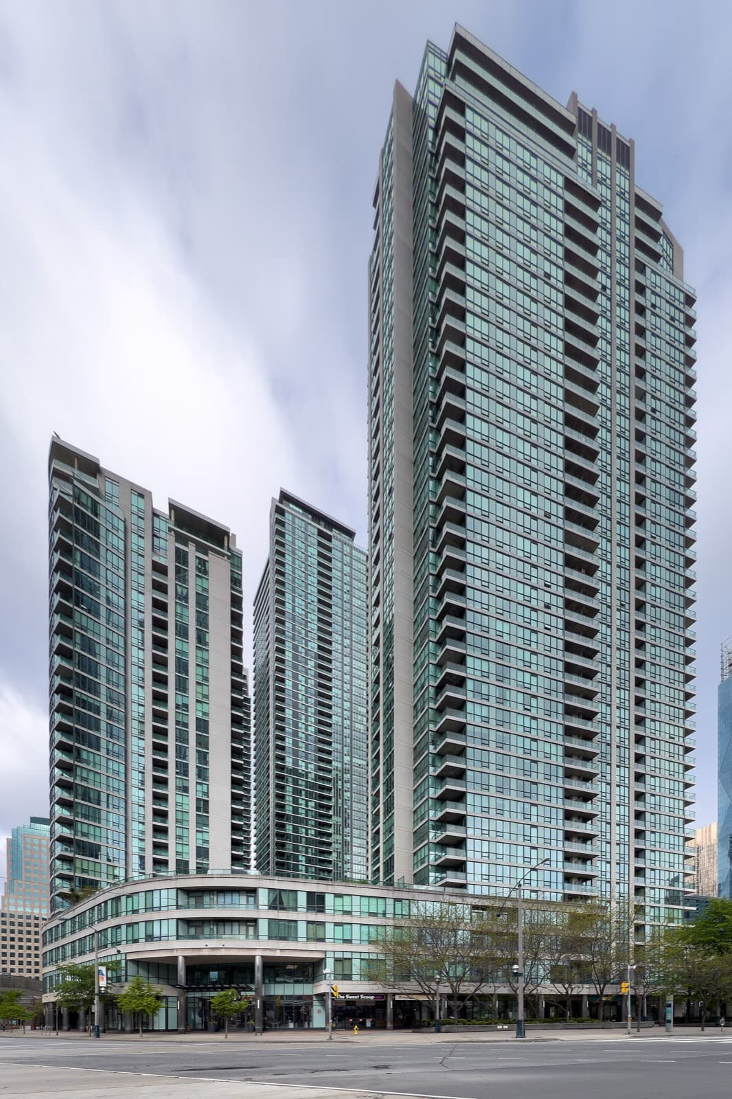 Pinnacle Centre condominium towers near Toronto's waterfront